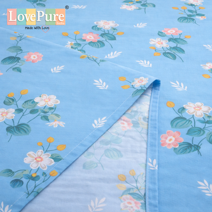 Lovepure India Glace Cotton Bedsheet Set with 2 Pillow Covers, 275 x 275 cm, Super King Size, 3 Piece(Urban Grey Arrow)