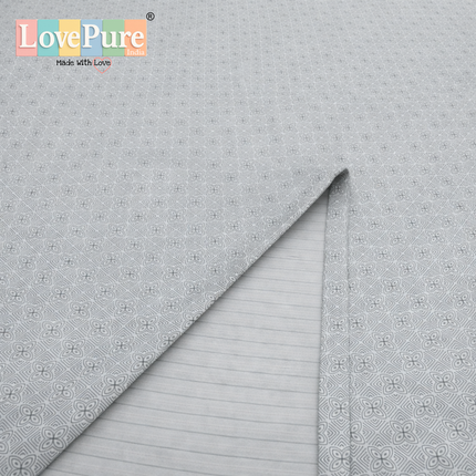 Lovepure India Glace Cotton Bedsheet Set with 2 Pillow Covers, 275 x 275 cm, Super King Size, 3 Piece(Summer Sky Meadow)