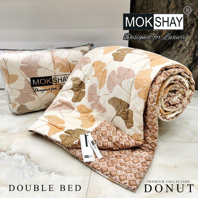 DONUT DOUBLE BED REVERSIBLE COMFORTER WITH BAG