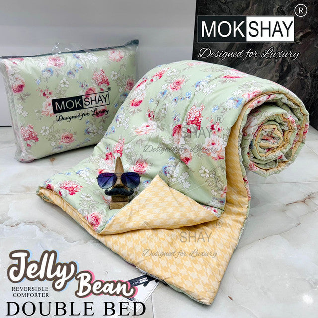 DONUT DOUBLE BED REVERSIBLE COMFORTER WITH BAG