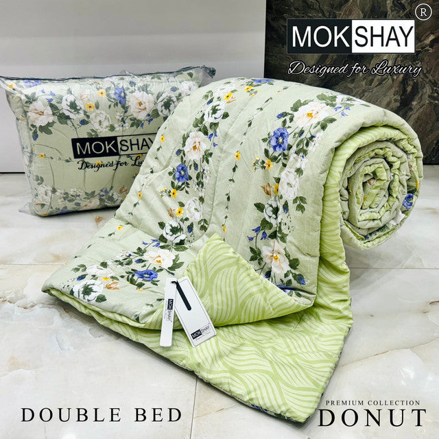 DONUT DOUBLE BED REVERSIBLE COMFORTER WITH BAG