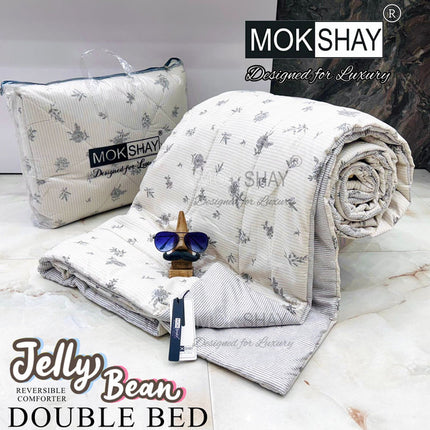 DONUT DOUBLE BED REVERSIBLE COMFORTER WITH BAG