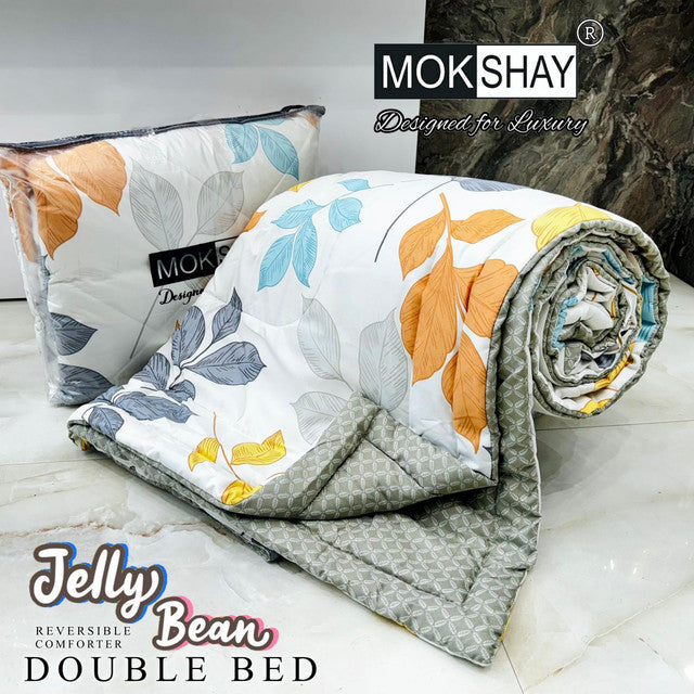 DONUT DOUBLE BED REVERSIBLE COMFORTER WITH BAG