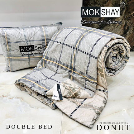 DONUT DOUBLE BED REVERSIBLE COMFORTER WITH BAG