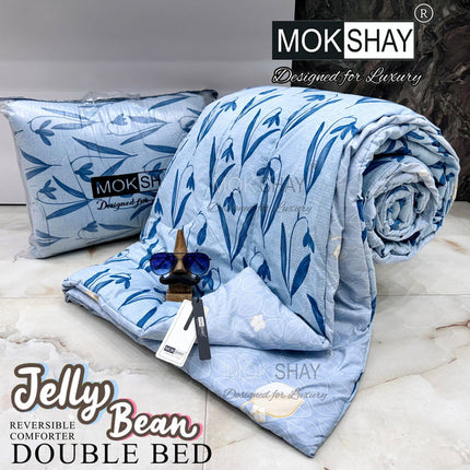 DONUT DOUBLE BED REVERSIBLE COMFORTER WITH BAG