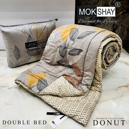 DONUT DOUBLE BED REVERSIBLE COMFORTER WITH BAG
