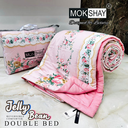 DONUT DOUBLE BED REVERSIBLE COMFORTER WITH BAG