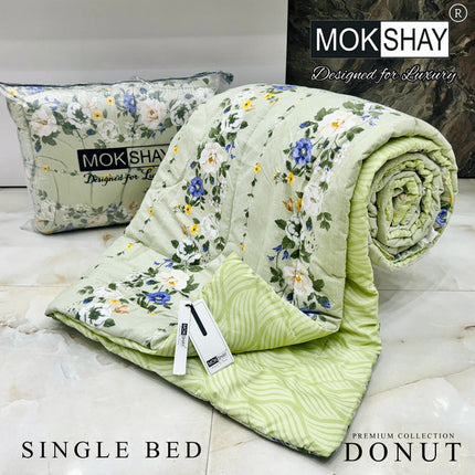 DONUT SINGLE BED REVERSIBLE COMFORTER WITH BAG