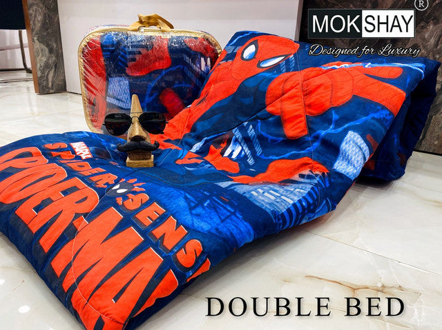 KID'S PREMIUM ULTRASOFT DOUBLE BED COMFORTER WITH BAG