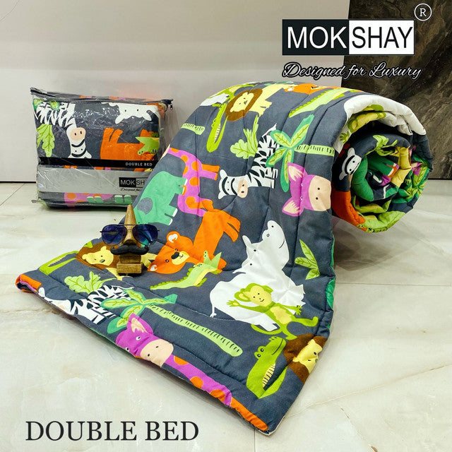 KID'S PREMIUM ULTRASOFT DOUBLE BED COMFORTER WITH BAG