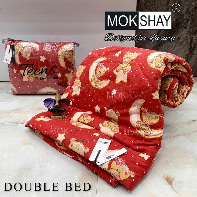 KID'S PREMIUM ULTRASOFT DOUBLE BED COMFORTER WITH BAG