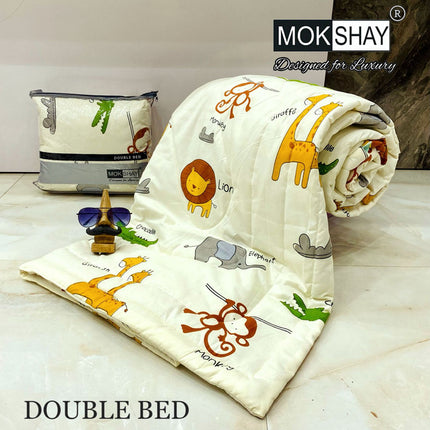 KID'S PREMIUM ULTRASOFT DOUBLE BED COMFORTER WITH BAG