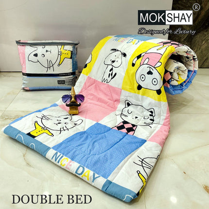 KID'S PREMIUM ULTRASOFT DOUBLE BED COMFORTER WITH BAG