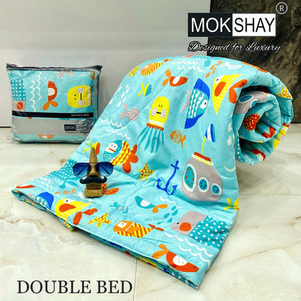 KID'S PREMIUM ULTRASOFT DOUBLE BED COMFORTER WITH BAG