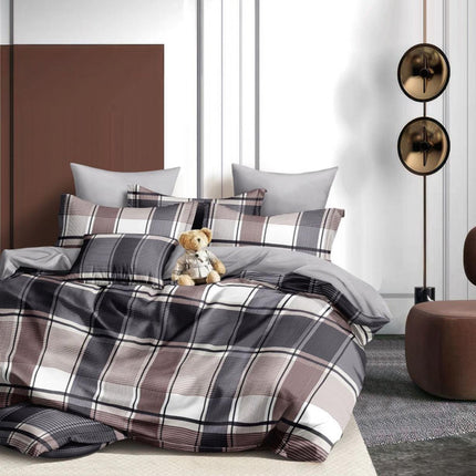 GEMS KING 3PCS FITTED (DURABLE ELASTIC) BEDSHEET SET WITH 2 KINGSIZE PILLOW COVERS (1+2)(FITS UPTO 8 INCHES MATTRESS)