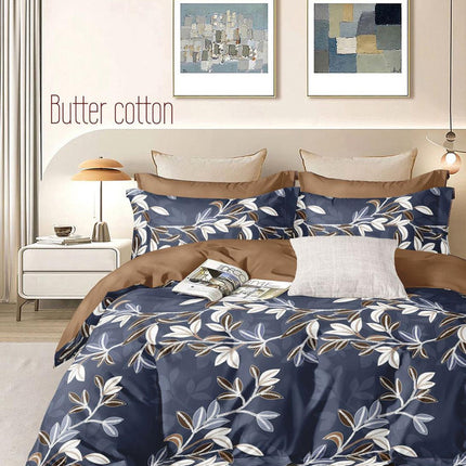 GEMS KING 3PCS FITTED (DURABLE ELASTIC) BEDSHEET SET WITH 2 KINGSIZE PILLOW COVERS (1+2)(FITS UPTO 8 INCHES MATTRESS)
