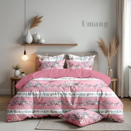 BENTLEY DOUBLE PREMIUM 90*100 BEDSHEET SET(1+2) WITH 2 PILLOW COVERS