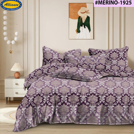 GEMS KING 3PCS FITTED (DURABLE ELASTIC) BEDSHEET SET WITH 2 KINGSIZE PILLOW COVERS (1+2)(FITS UPTO 8 INCHES MATTRESS)