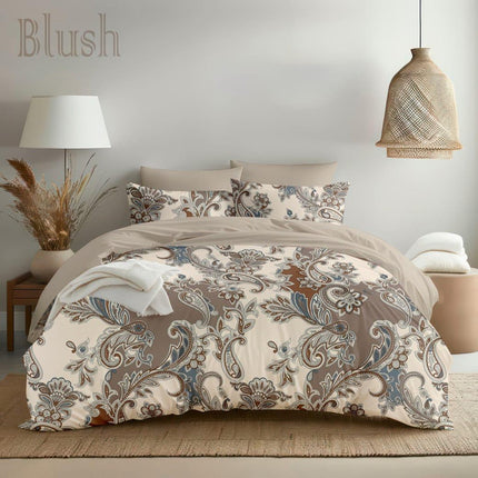 GEMS KING 3PCS FITTED (DURABLE ELASTIC) BEDSHEET SET WITH 2 KINGSIZE PILLOW COVERS (1+2)(FITS UPTO 8 INCHES MATTRESS)