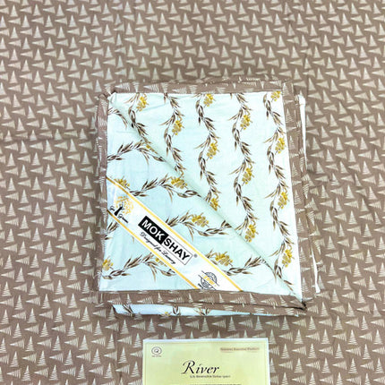 RIVER 100% PURE COTTON PREMIUM SINGLE BED DOHAR (PAIR OF 2)