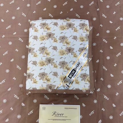 RIVER 100% PURE COTTON PREMIUM SINGLE BED DOHAR (PAIR OF 2)