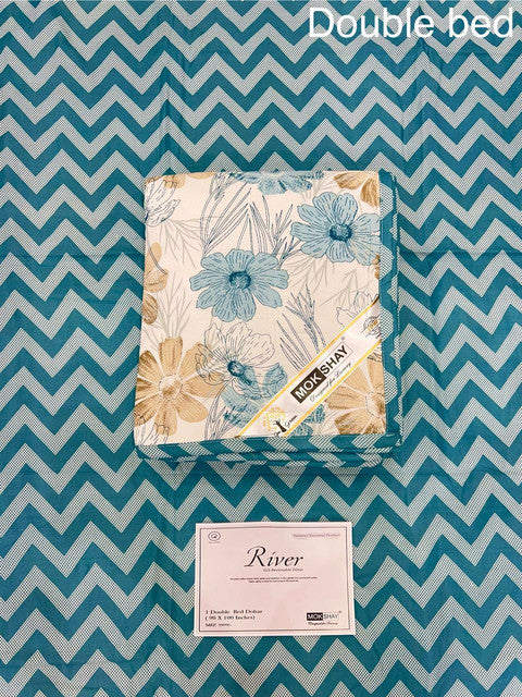 RIVER 100% PURE ORGANIC COTTON PREMIUM DOUBLE BED DOHAR