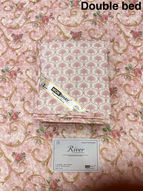 RIVER 100% PURE ORGANIC COTTON PREMIUM DOUBLE BED DOHAR