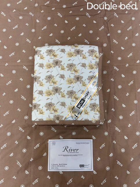 RIVER 100% PURE ORGANIC COTTON PREMIUM DOUBLE BED DOHAR