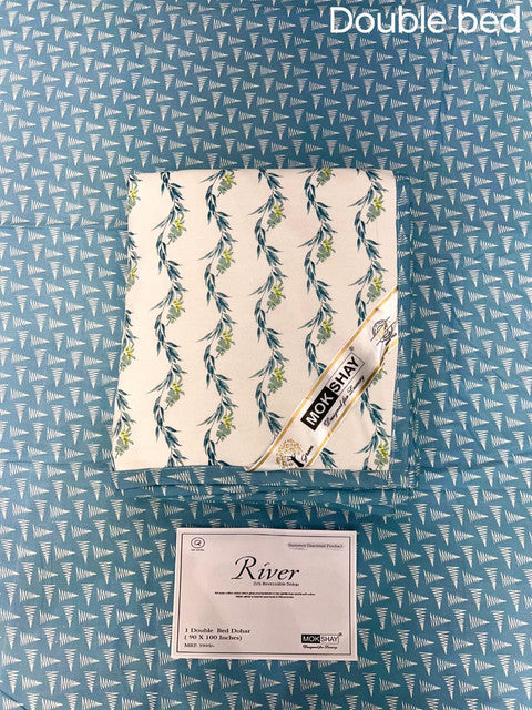 RIVER 100% PURE ORGANIC COTTON PREMIUM DOUBLE BED DOHAR