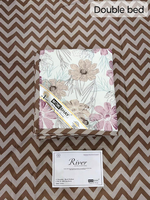 RIVER 100% PURE ORGANIC COTTON PREMIUM DOUBLE BED DOHAR