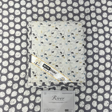 RIVER 100% PURE ORGANIC COTTON PREMIUM DOUBLE BED DOHAR