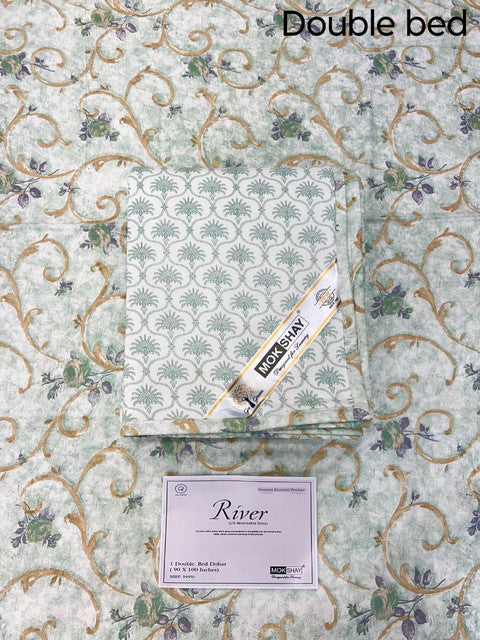RIVER 100% PURE ORGANIC COTTON PREMIUM DOUBLE BED DOHAR