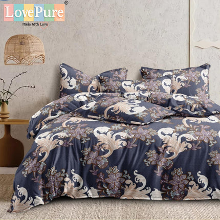 PLUTO KINGSIZE PREMIUM 108*108 BEDSHEET SET(1+2) WITH 2 PILLOW COVERS (BEST SELLING)