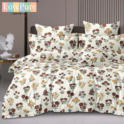 PLUTO KINGSIZE PREMIUM 108*108 BEDSHEET SET(1+2) WITH 2 PILLOW COVERS (BEST SELLING)