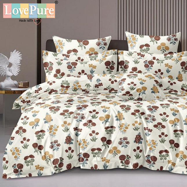 PLUTO KINGSIZE PREMIUM 108*108 BEDSHEET SET(1+2) WITH 2 PILLOW COVERS (BEST SELLING)