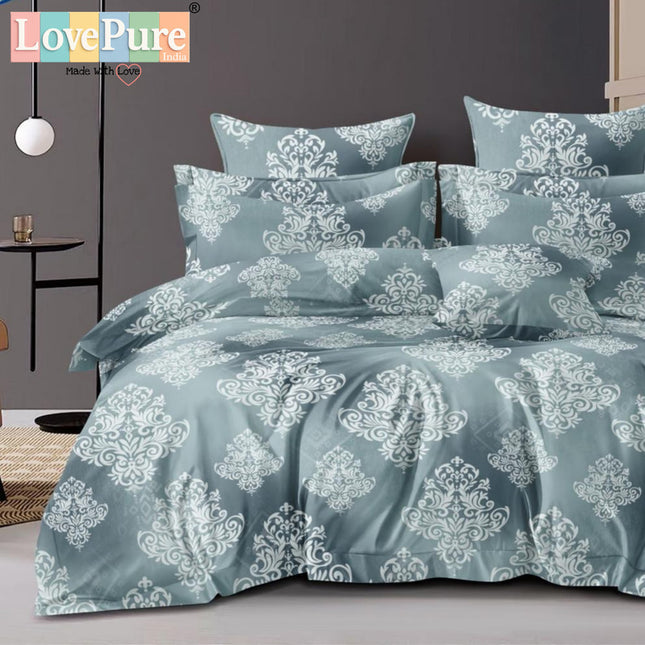 PLUTO KINGSIZE PREMIUM 108*108 BEDSHEET SET(1+2) WITH 2 PILLOW COVERS (BEST SELLING)