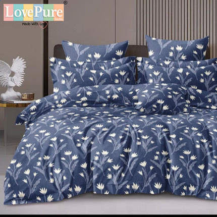 PLUTO KINGSIZE PREMIUM 108*108 BEDSHEET SET(1+2) WITH 2 PILLOW COVERS (BEST SELLING)