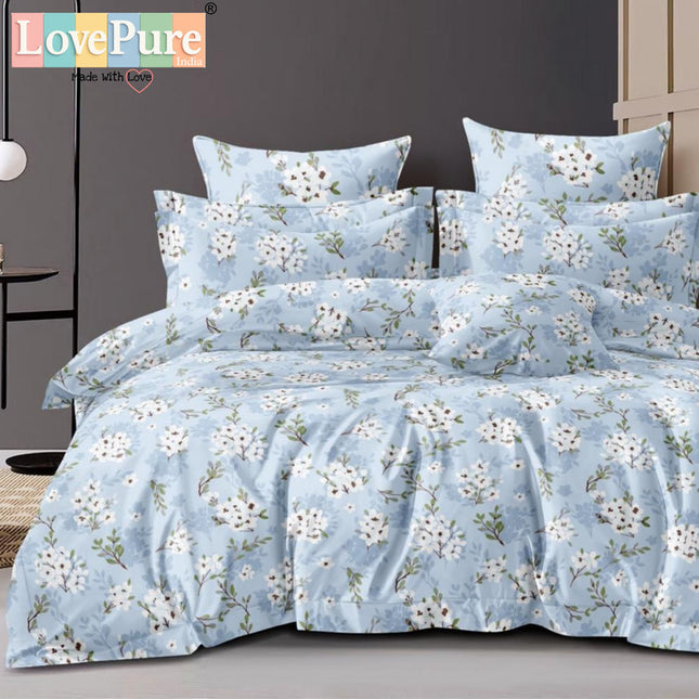 PLUTO KINGSIZE PREMIUM 108*108 BEDSHEET SET(1+2) WITH 2 PILLOW COVERS (BEST SELLING)