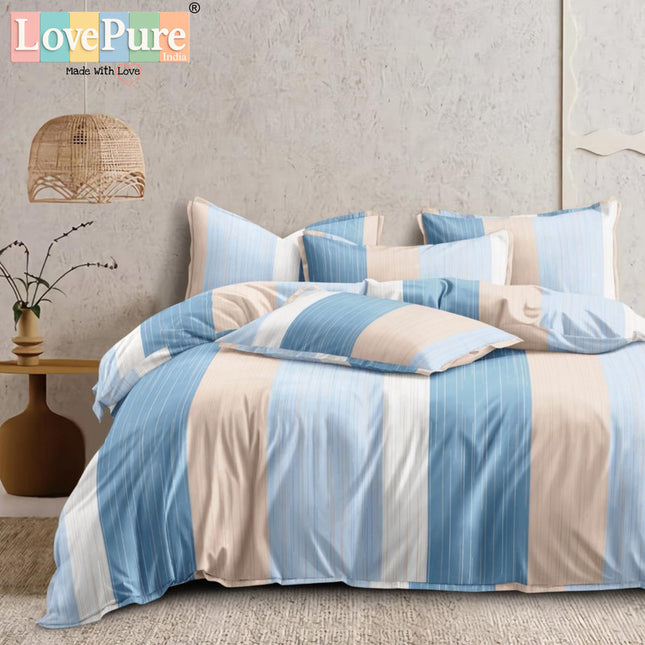 PLUTO KINGSIZE PREMIUM 108*108 BEDSHEET SET(1+2) WITH 2 PILLOW COVERS (BEST SELLING)
