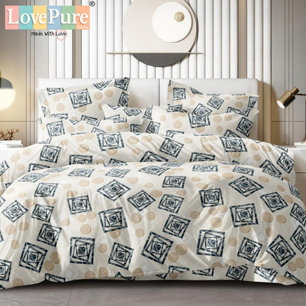PLUTO KINGSIZE PREMIUM 108*108 BEDSHEET SET(1+2) WITH 2 PILLOW COVERS (BEST SELLING)