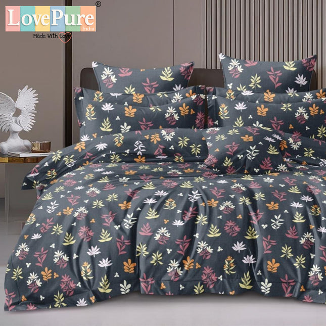 PLUTO KINGSIZE PREMIUM 108*108 BEDSHEET SET(1+2) WITH 2 PILLOW COVERS (BEST SELLING)