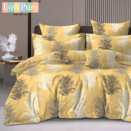 BENTLEY DOUBLE PREMIUM 90*100 BEDSHEET SET(1+2) WITH 2 PILLOW COVERS