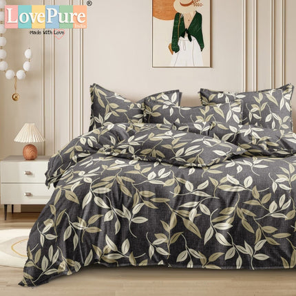 BENTLEY DOUBLE PREMIUM 90*100 BEDSHEET SET(1+2) WITH 2 PILLOW COVERS