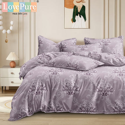 BENTLEY DOUBLE PREMIUM 90*100 BEDSHEET SET(1+2) WITH 2 PILLOW COVERS