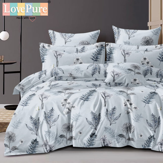 BENTLEY DOUBLE PREMIUM 90*100 BEDSHEET SET(1+2) WITH 2 PILLOW COVERS