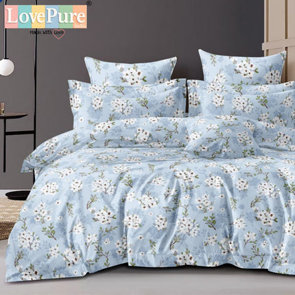 BENTLEY DOUBLE PREMIUM 90*100 BEDSHEET SET(1+2) WITH 2 PILLOW COVERS