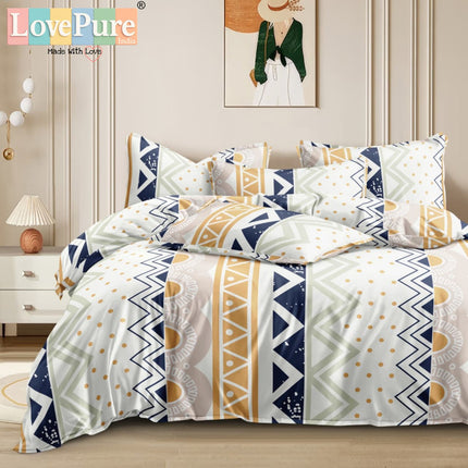 BENTLEY DOUBLE PREMIUM 90*100 BEDSHEET SET(1+2) WITH 2 PILLOW COVERS