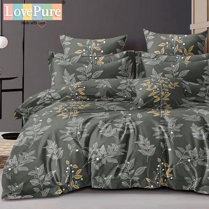 FLORIDA DOUBLE PREMIUM 90*100 BEDSHEET SET(1+2) WITH 2 PILLOW COVERS