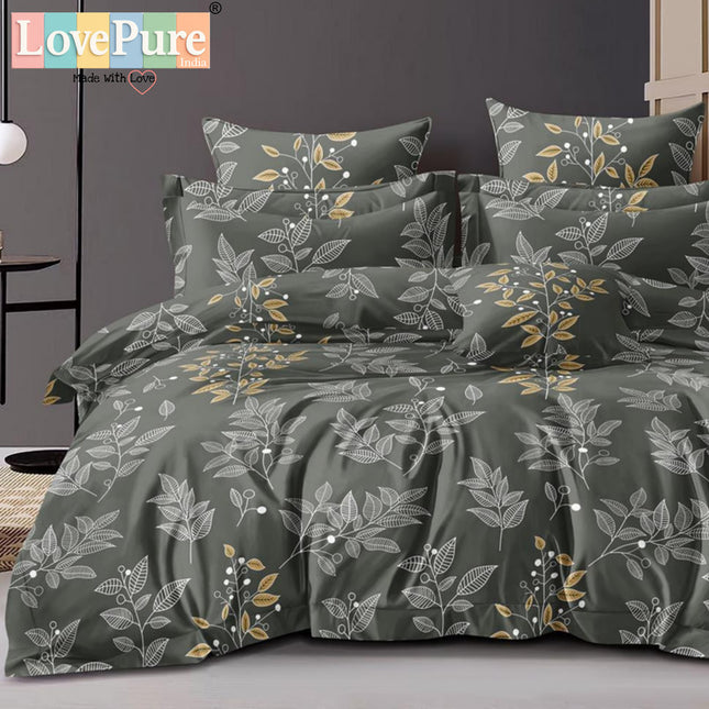 FLORIDA DOUBLE PREMIUM 90*100 BEDSHEET SET(1+2) WITH 2 PILLOW COVERS