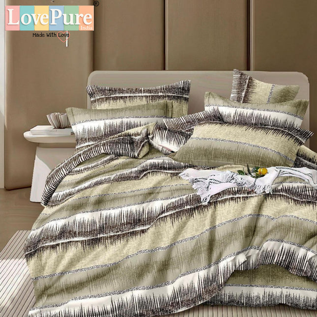 FLORIDA DOUBLE PREMIUM 90*100 BEDSHEET SET(1+2) WITH 2 PILLOW COVERS